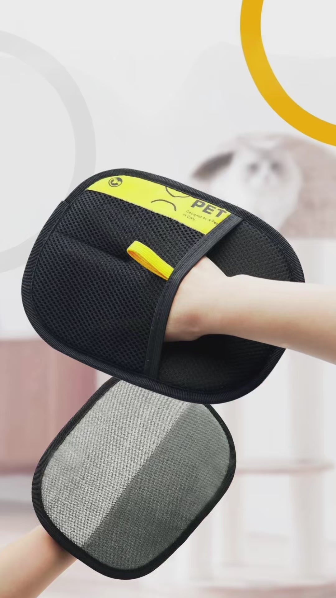 Premium Tierhaarentferner Handschuh